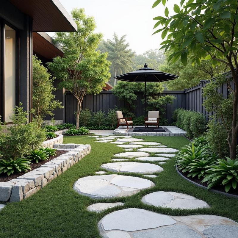 Cách chọn đá khô lát sân vườn, ốp tường phù hợp ngân sách và thiết kế