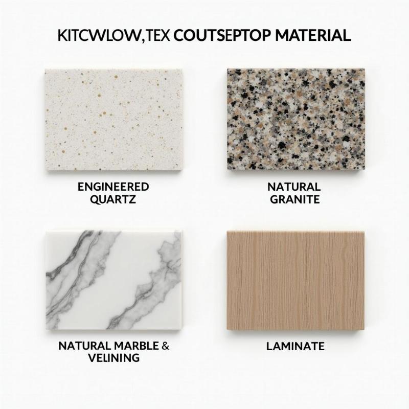 So sánh các loại đá mặt bếp phổ biến và bảng giá tham khảo 2025